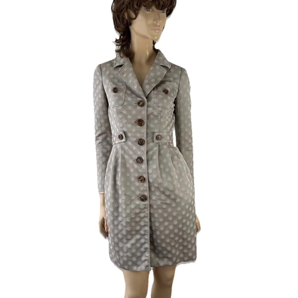 Moschino Cheap and Chic Polka Dot  Coat Dress size 8 Excellent!